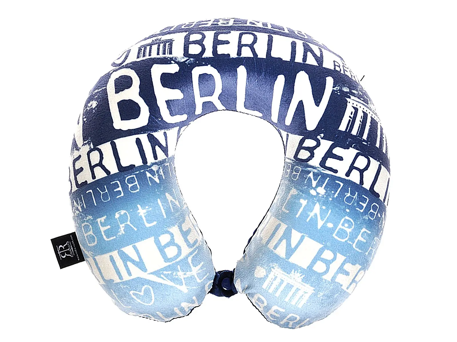 RR Nackenkissen Berlin, blau-weiß