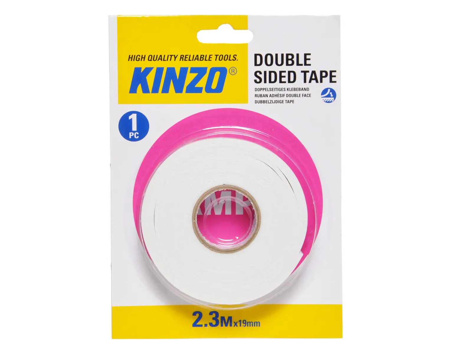 KINZO Doppelseitiges Klebeband, 2,3 m