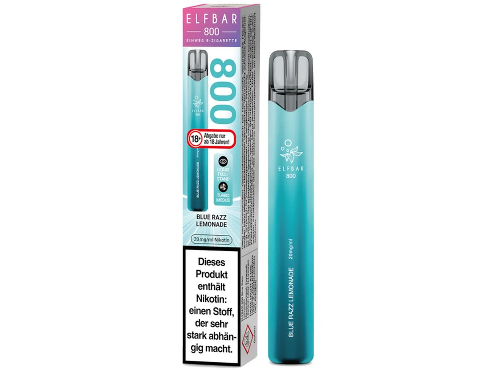ELFBAR 800 Einweg 20mg/ml Blue Razz Lemonade VE10