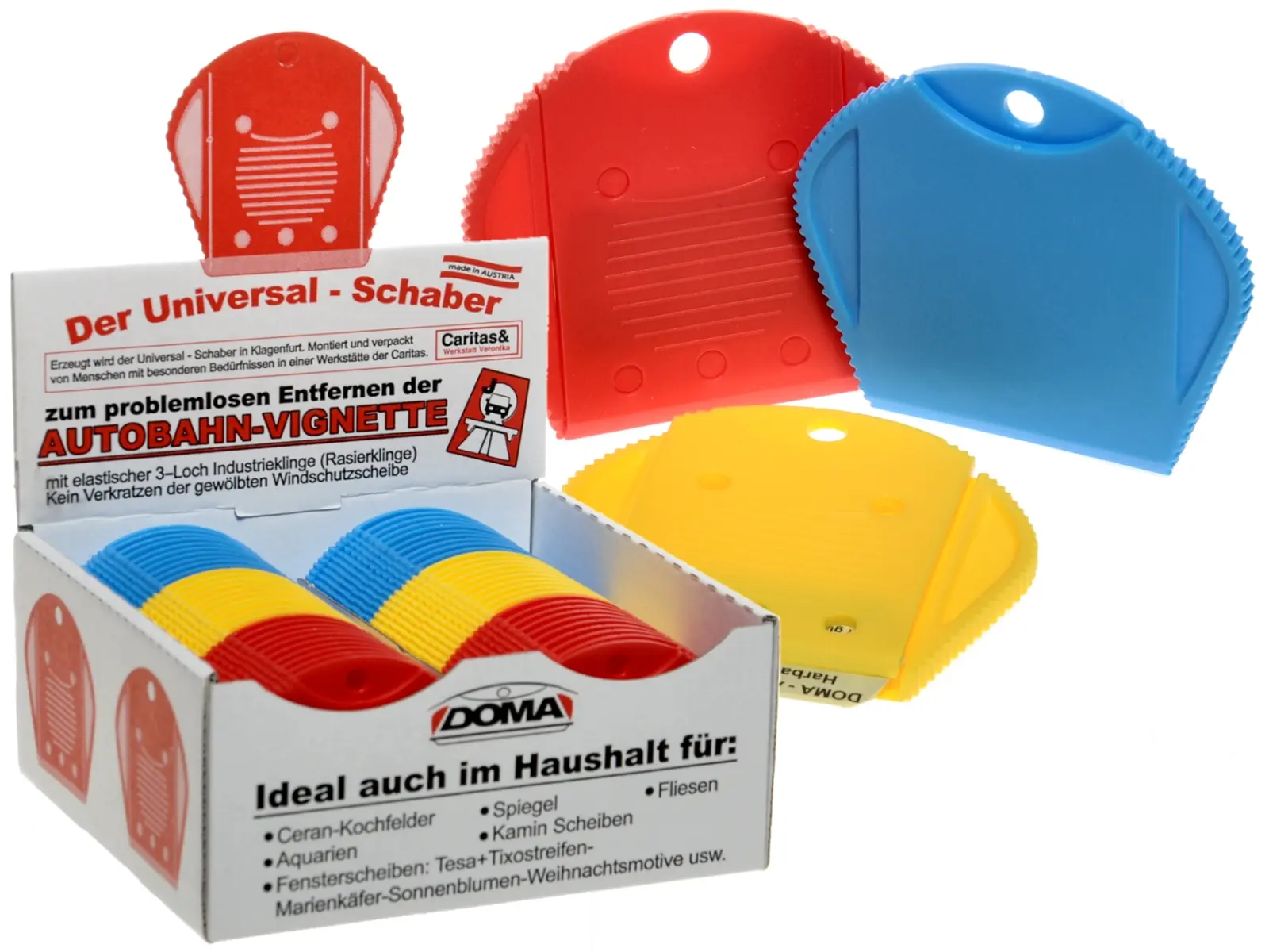 Vignettenschaber, inkl. Metallklinge, Disp. x 60