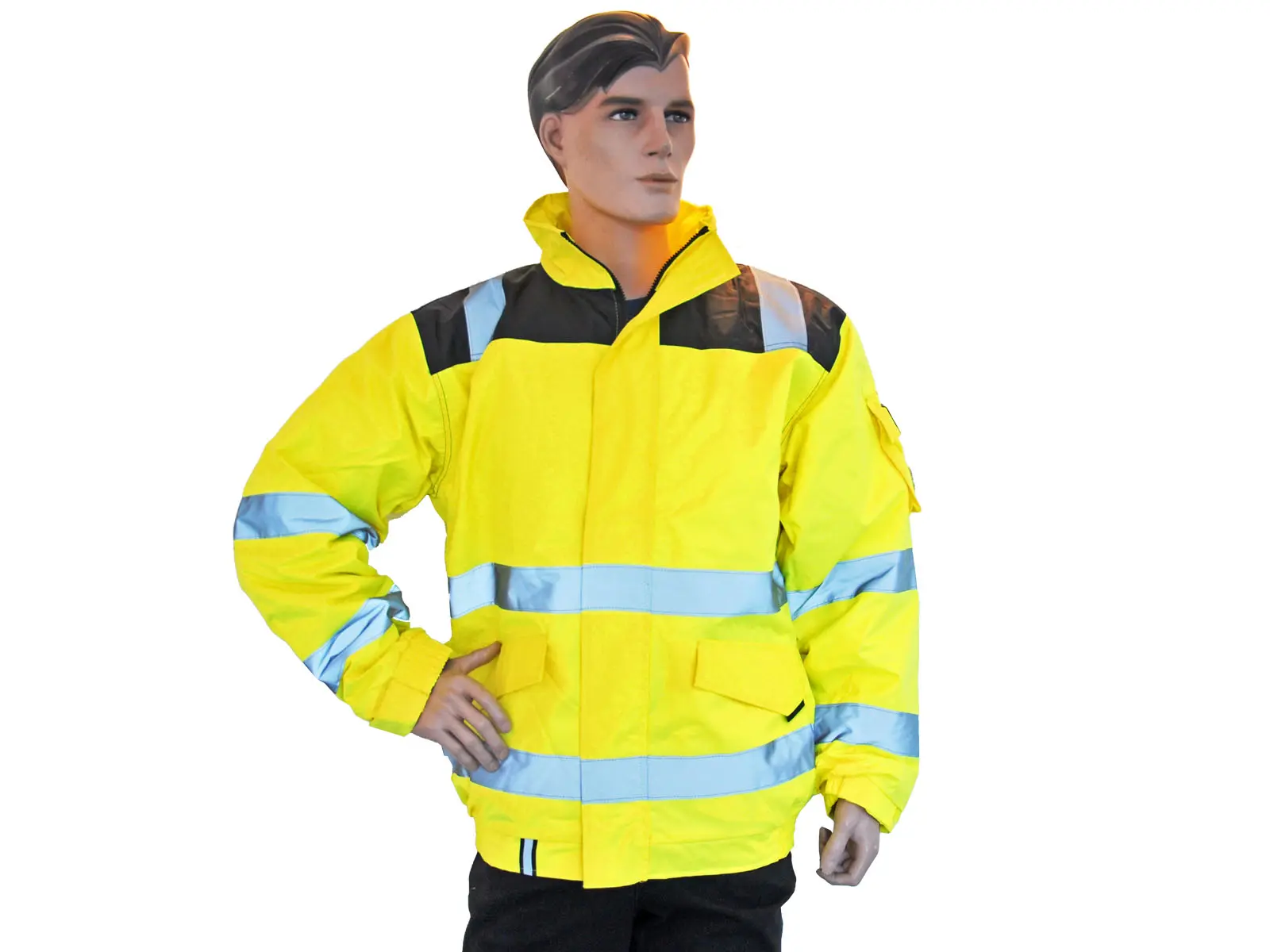 TERRAX Warnpilotenjacke , gelb, Gr. M