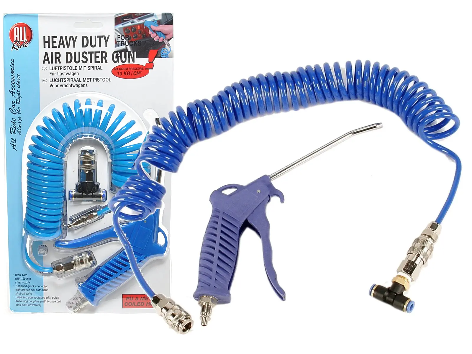 Luftpistole Set AIR DUSTER GUN   blau