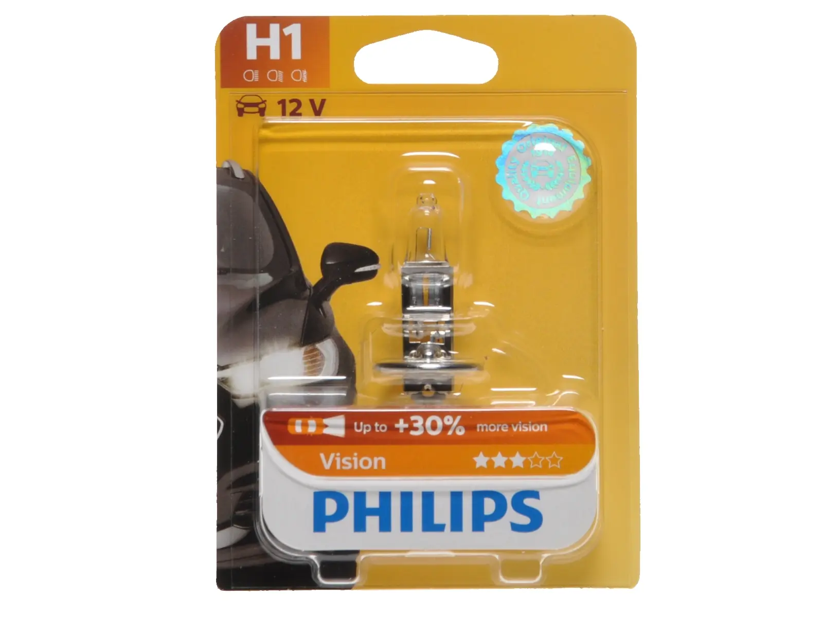 PHILIPS H1 Vision, 12V, 55W, weiss