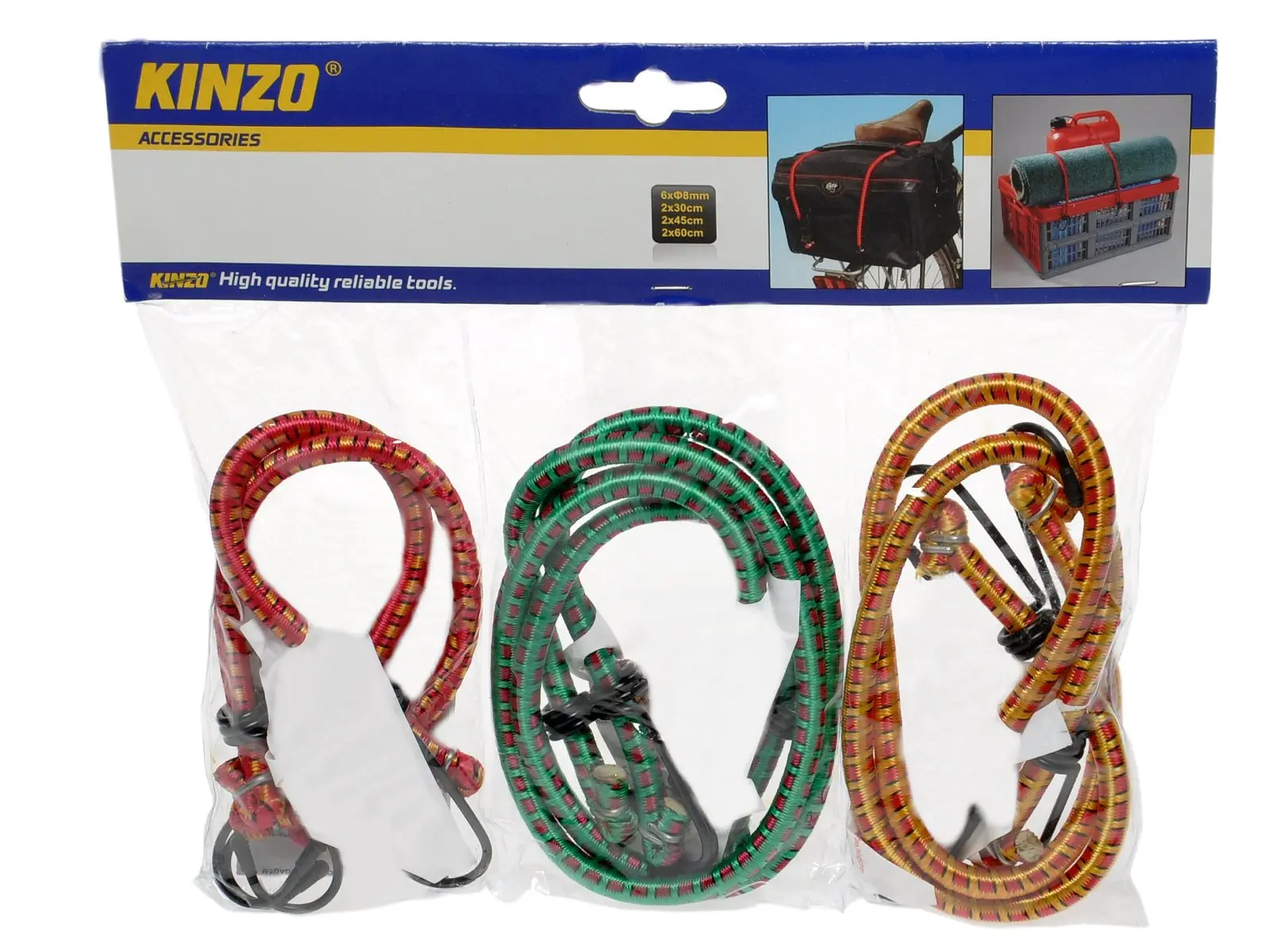 KINZO Gepäckspanner 6- teilig