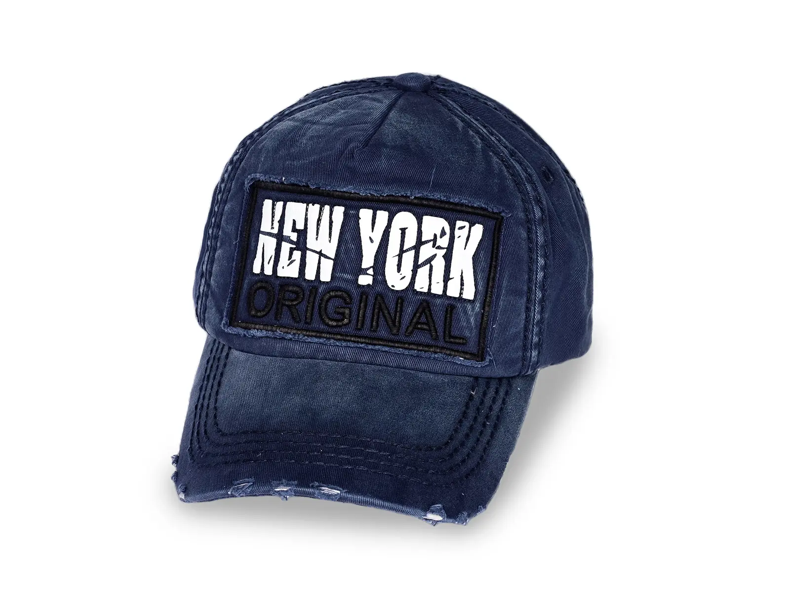 RR Cap New York, dunkelblau-weiß