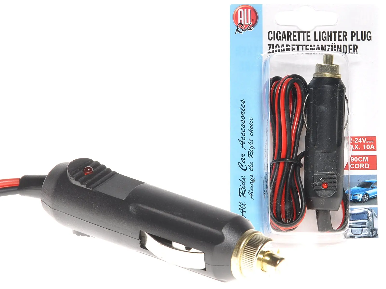 Stecker Zig-Universal 12/24V 5A Kabel1m